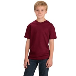 Port & Company PC61Y Youth Essential T-Shirt - Cardinal PC61Y-Cardinal