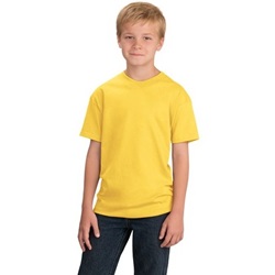 Port & Company PC61Y Youth Essential T-Shirt - Lemon Yellow PC61Y-Lemon-Yellow