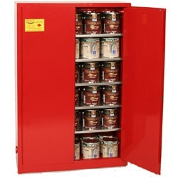 Eagle Red 60 Gallon Cabinet Manual Closing Doors PI-47E