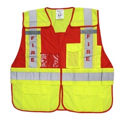 Public Safety Vest - Fire Department ANSI/ISEA 207-2006 PSV-FIRE