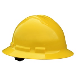 Radians Quartz Full Brim Hard Hat Pinlock Suspension - Yellow QHP6-YELLOW