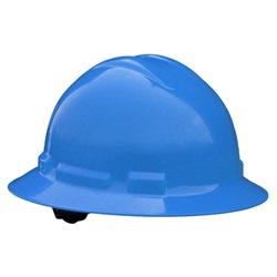 Radians Quartz Full Brim Hard Hat Ratchet Suspension - Blue QHR4-BLUE