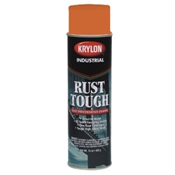 Krylon Rust Tough Acrylic Enamel Aerosol - Safety Orange (OSHA) R00559