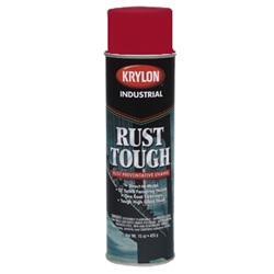 Krylon Rust Tough Acrylic Enamel Aerosol - Bright Red R00649