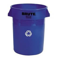 Brute Round Recycling Containers RCP-2632-73-BLU