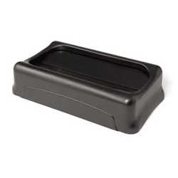 Swing Lids for Slim Jim Waste Containers RCP-2673-60-BLA