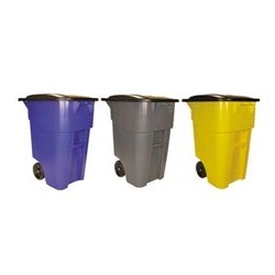 50-Gallon Brute Rollout Containers RCP-9W27-GRA