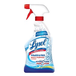 LYSOL Power & Free Multi-Purpose Cleaner W/Hydrogen Peroxide - Citrus Sparkle Zest - 22-oz REC-85017