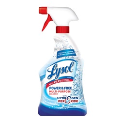 LYSOL Power & Free Multi-Purpose Cleaner W/Hydrogen Peroxide - Oxygen Splash Scent - 22-oz REC-85018