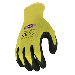 Radwear Silver Series Hi-Vis Knit Dip Glove - Hi-Viz Yellow RWG10