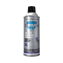 Sprayon WL 740 - Zinc Rich Galvanizing Compound - 14 oz Aerosol S00740000