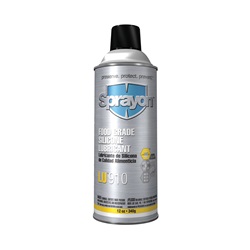 Sprayon LU 910 - MC Free Food Grade Silicone Lubricant - 12 oz Aerosol S00910000