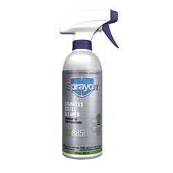Sprayon CD 885L - Liqui-Sol Stainless Steel Cleaner - 14 fl oz Spray Bottle S020885LQ