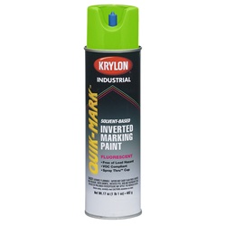 Marking Paint, Fluorescent Neon Green, Solvent-Based, 20 oz. S03614