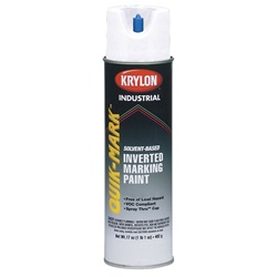 Marking Paint, Utility White, Solvent-Based, 20 oz S03900