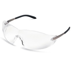 Crews Blackjack Safety Glasses - Metal Temples - Clear Lens S2110