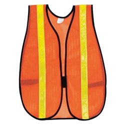 MCR Safety Economy Safety Vest with 1 3-8 S221R