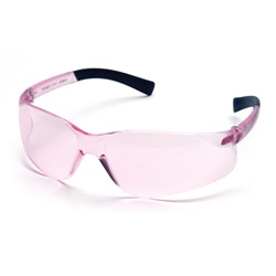 Pyramex Mini Ztek Safety Glasses - Pink Temples - Pink Lens S2517SN