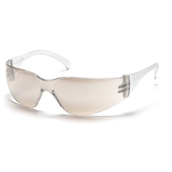 Pyramex Intruder Safety Glasses - Clear Temples - Clear Indoor/Outdoor Lens S4180S