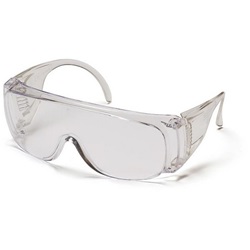 Pyramex Solo Safety Glasses - Clear Frame - Clear Lens S510S