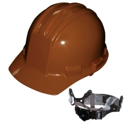 Bullard Standard Ratchet Cap Hard Hat - Chocolate Brown S51CBR