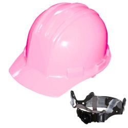 Bullard S51LPR Standard Hard Hat - Ratchet Suspension - Light Pink BUL-S51LPR