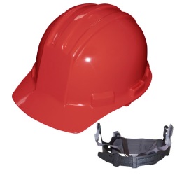 Standard Series Bullard Pinlock Cap Hard Hat- Red S51RDP