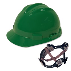 Bullard S61FGR Standard Hard Hat - Ratchet Suspension - Forest Green BUL-S61FGR