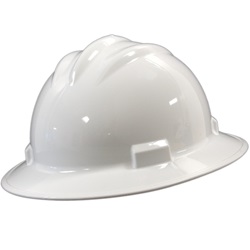 Bullard - Standard Ratchet Full Brim Hard Hat - White S71WHR