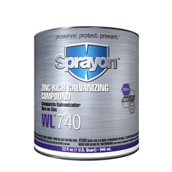 Sprayon WL 740 - Zinc Rich Galvanizing Compound - 1 Quart Bulk Container S74100000