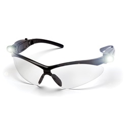 Pyramex PMXTREME Safety Glasses - LED Temples - Clear Lens SB6310SPLED