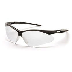 Pyramex PMXTREME Safety Glasses - Black Frame - Clear Anti-Fog Lens SB6310STP