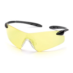 Pyramex Rotator Safety Glasses - Black Temples - Amber Lens SB7830S