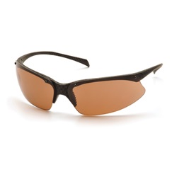 Pyramex PMX5050 Safety Glasses - Black Frame - Sandstone Bronze Lens SCF6818D