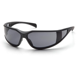 Pyramex Exeter Safety Glasses - Gray Frame - Gray Anti-Fog Lens SCG5120DT