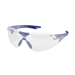 Elvex Avion Slim Fit Safety Glasses - SuperCoat Anti-Fog - Polycarbonate Lens SG-18C-Slim-BLUE