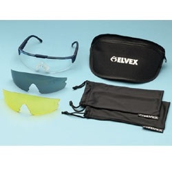 Elvex Elvex Tactical Safety Glass Kit - Uniwraps Clear, Amber and Gray Lens SG-20-KIT1