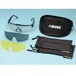Elvex Elvex Tactical Safety Glass Kit - Uniwraps Indoor/Outdoor, Amber and Gray Lens SG-20-KIT2