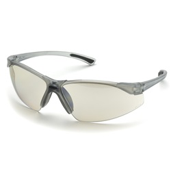 Elvex Avion Safety Glasses - Transparent Gray Frame - Indoor/Outdoor Lens SG-200-I/O