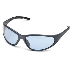 Elvex XTS Safety Glasses - Graphite Frame - Ice Blue Lens SG-24B