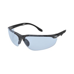 Elvex Sphere-X Ultimate Safety Glasses - Black Vented Frame with Adjustable Temples - Blue Lens SG-51Blue