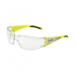 Elvex Reflect-Specs - Hi-Vis Yellow Temples with Silver Reflective Panel Frame - Clear Lens SG-53C