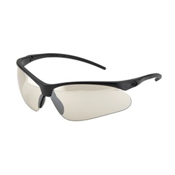 Elvex Flex-Pro Safety Glasses - Black Frame with Core Flex Adjustable Temples - Indoor/Outdoor Lens SG-55I/O