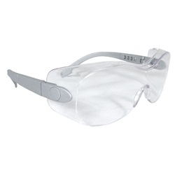 Radians Sheath OTG Safety Glasses - Clear Frame - Clear Anti-Fog Lens SH6-11