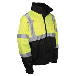 Radians Three-in-One Bomber Jacket with Removable Fleece Liner - Yellow with Black Bottom SJ21B-3ZGS