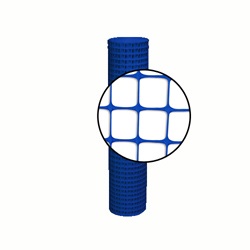 Resinet Square Mesh Fence 4x100 ft - Blue SLM404100-BL