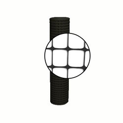 Resinet Square Mesh Fence 4x50 ft - Black SLM404850-BK