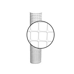 Resinet Square Mesh Fence 4x50 ft - White SLM404850-W