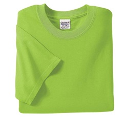 Gildan Ultra Cotton 100% Cotton T-Shirt-Lime SM-2000-LIME-SALE