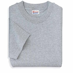 Hanes HeavyWeight 100% Cotton T-Shirt, 5.5 Ounce - Light Steel SM-5280LightSteel